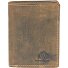  Vintage Geldbörse Leder 8,0 cm Variante brown