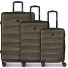 Edition 03 4 Rollen Kofferset 3-teilig Variante chocolate-brown Edition 03 4 Rollen Kofferset 3-teilig Variante chocolate-brown