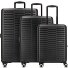  Sunset Hills 4 Rollen Kofferset 3-teilig Variante black