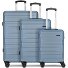 New York 2.0 4 Rollen Kofferset 3-teilig Variante blue-metallic New York 2.0 4 Rollen Kofferset 3-teilig Variante blue-metallic