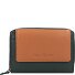  Nappa Geldbörse RFID Schutz Leder 14 cm Variante green-tan