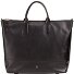  Halmahera Shopper Tasche Leder 40 cm Variante black rose