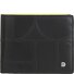  Up Geldbörse Leder 12.5 cm Variante black-bright yellow