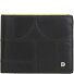  Up Geldbörse Leder 12.5 cm Variante black-bright yellow