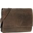  Antic Aktentaschen Messenger Leder 38 cm Laptopfach Variante taupe
