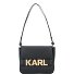 Letters Umhängetasche Leder 24 cm Variante black Letters Umhängetasche Leder 24 cm Variante black