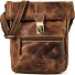  Vintage Umhängetasche Leder 27 cm Variante braun