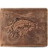  Forelle Geldbörse Leder 12.5 cm Variante brown