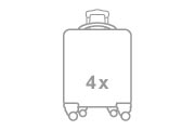 4-Rollen-Koffer